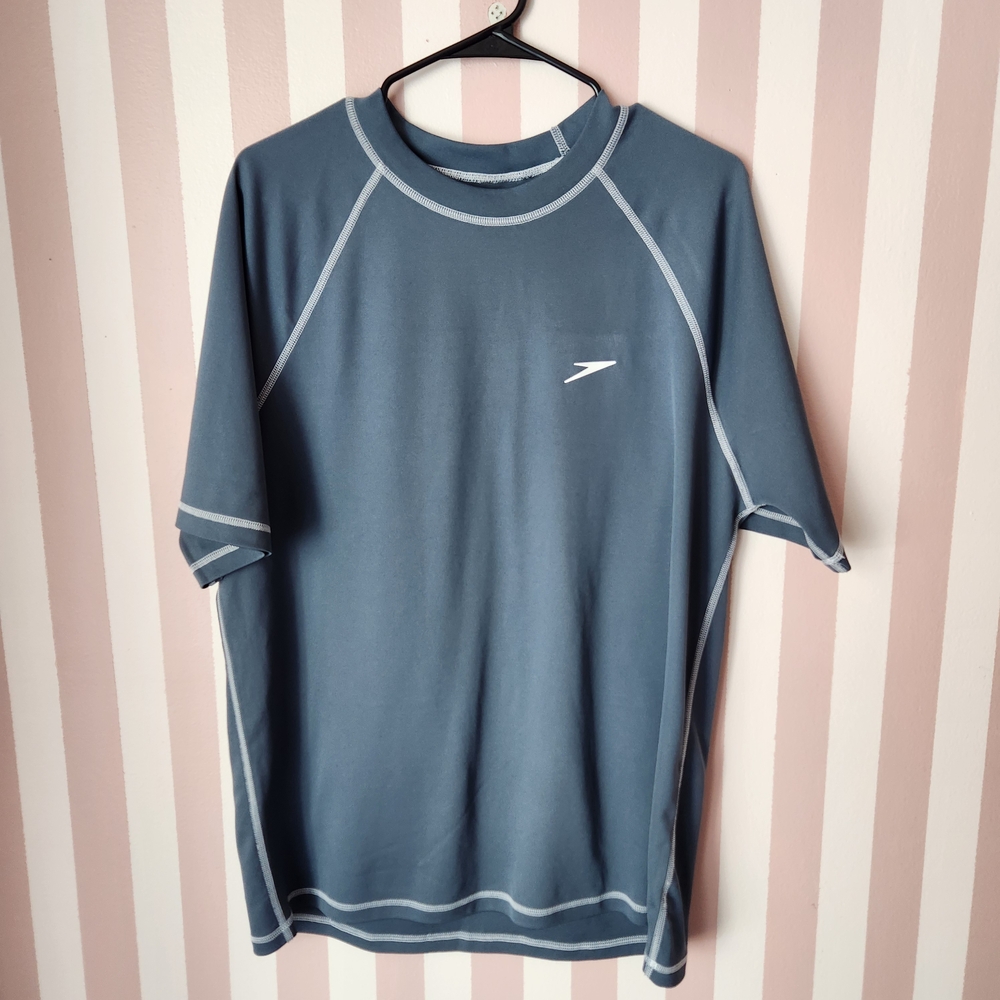 🏷Speedo Men's Blue Short Sleeve Tee